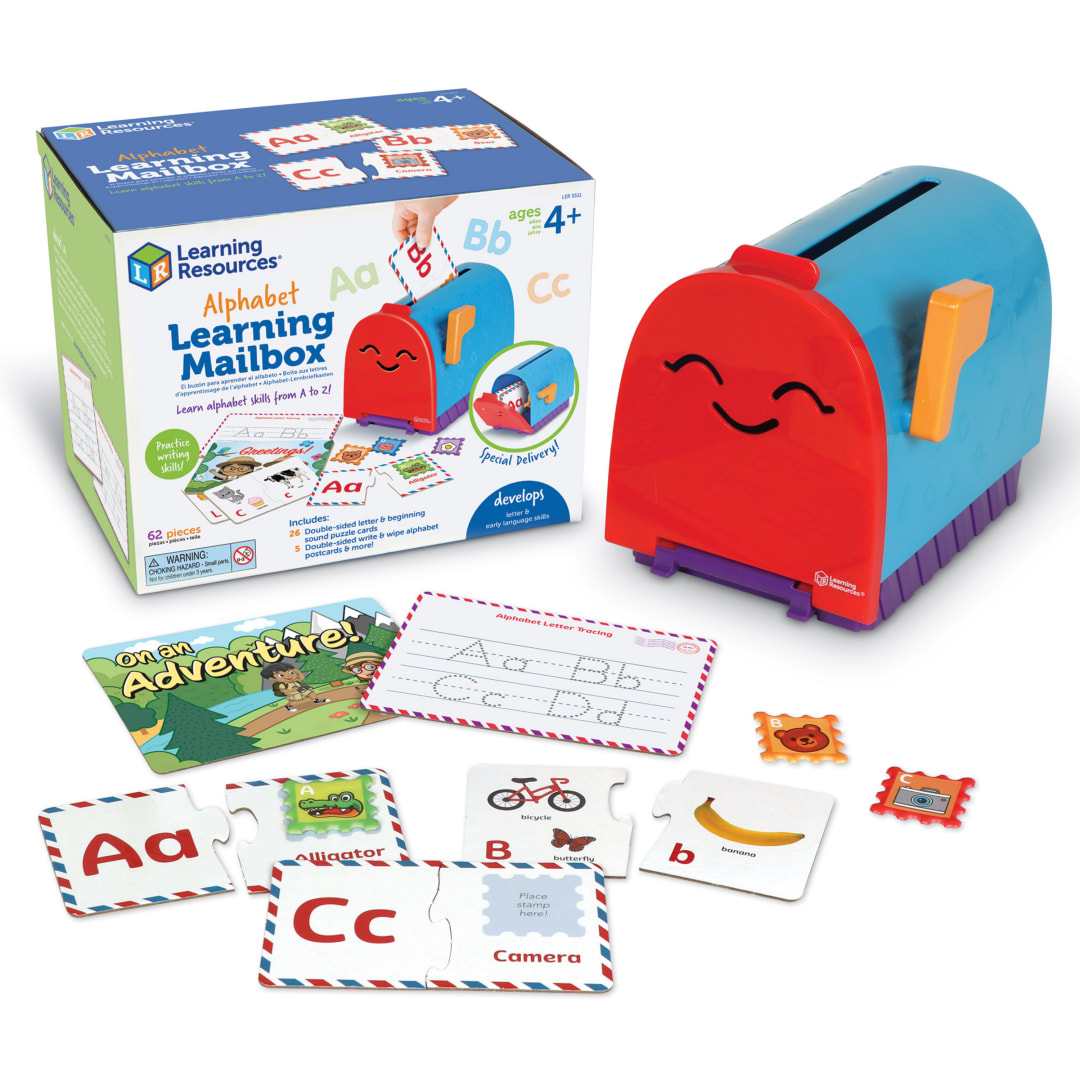 Alphabet Learning Mailbox