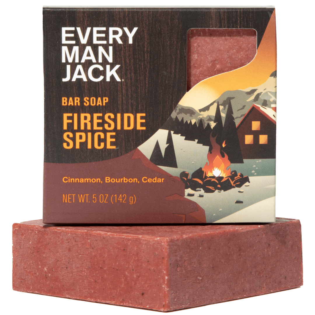 Every Man Jack Fireside Spice Polar Plunge Bar Soap - 5 oz
