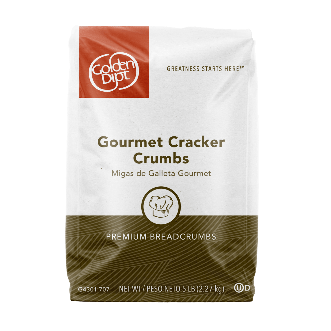 Golden Dipt Gourmet Cracker Crumbs, 6 x 4 lb