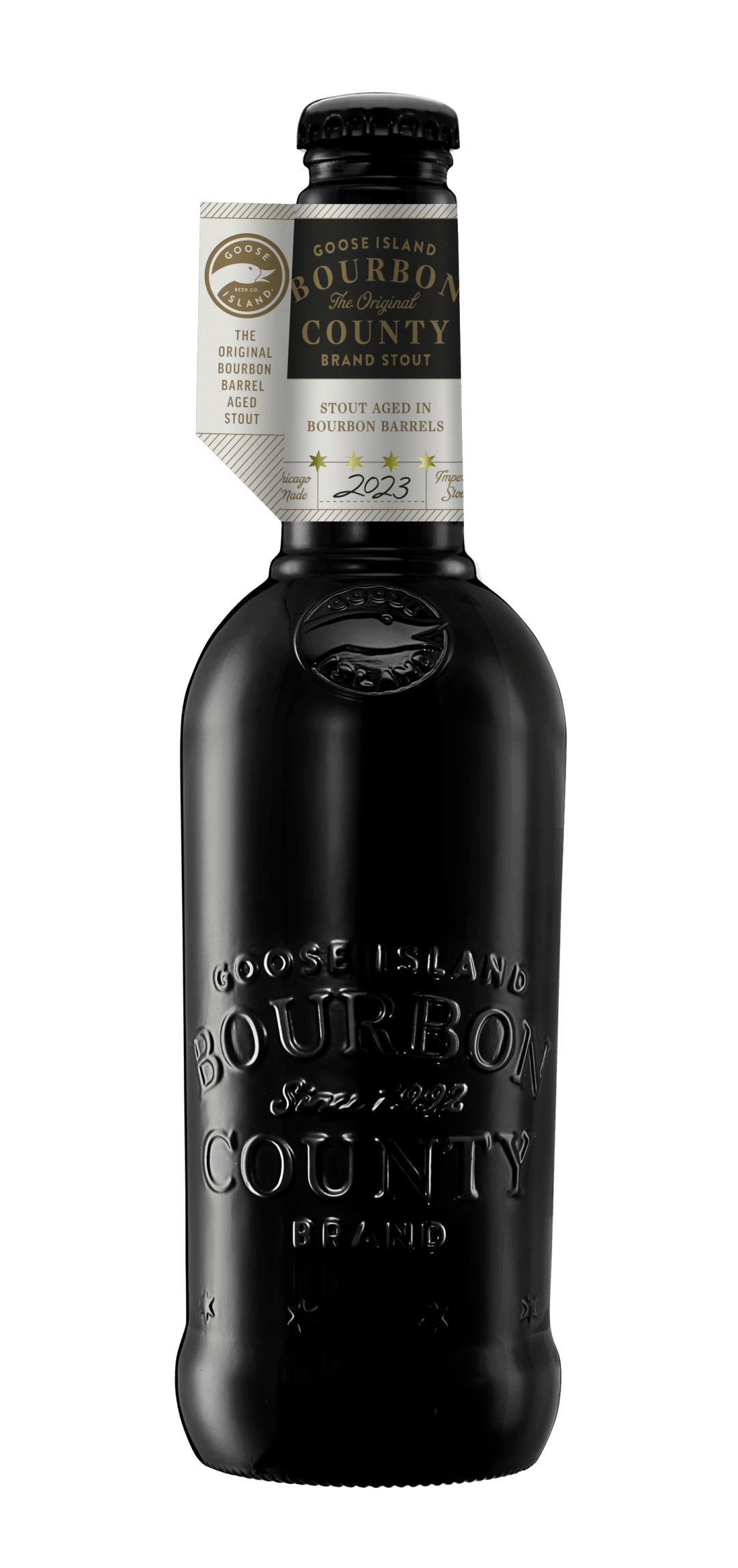 Goose Island Bourbon County Original Stout 2023, 16.9 fl.oz. Bottle, 14.6% ABV