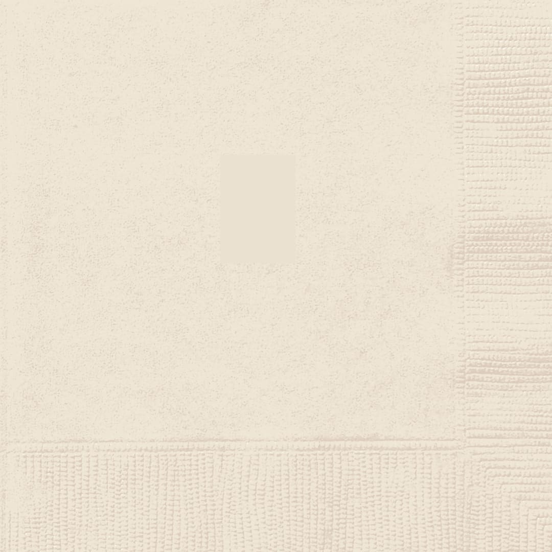 Vanilla Cream Solid Dinner Napkins, 40ct