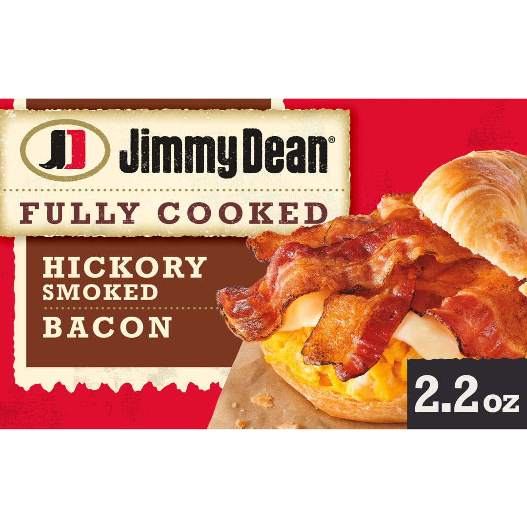 Jimmy Dean Fully Cooked Hickory Smoked Bacon, 2.2 oz