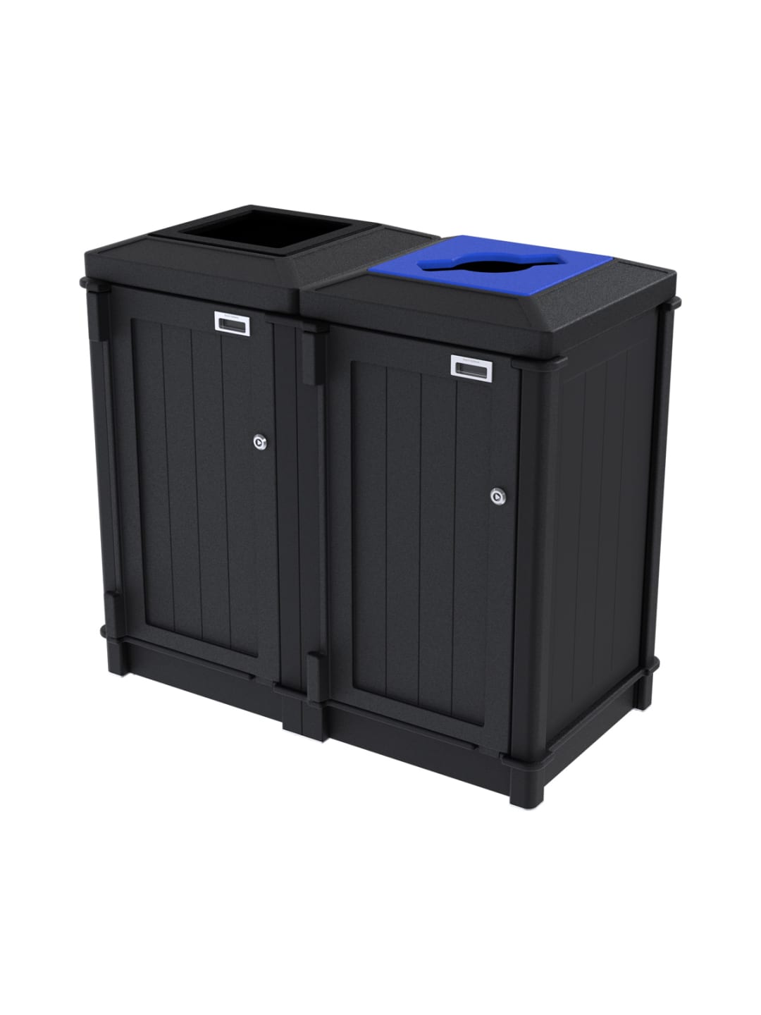  FUSION - Double - Unit - Top Load - Full-Mixed - Black-Blue