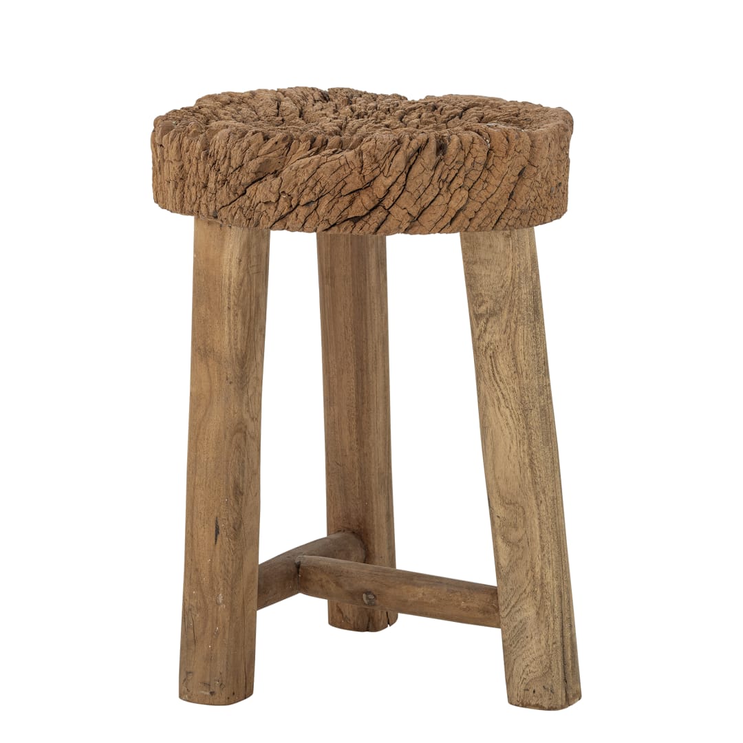 82064532 - Delray Stool, Nature, Reclaimed Wood STOCK: 36