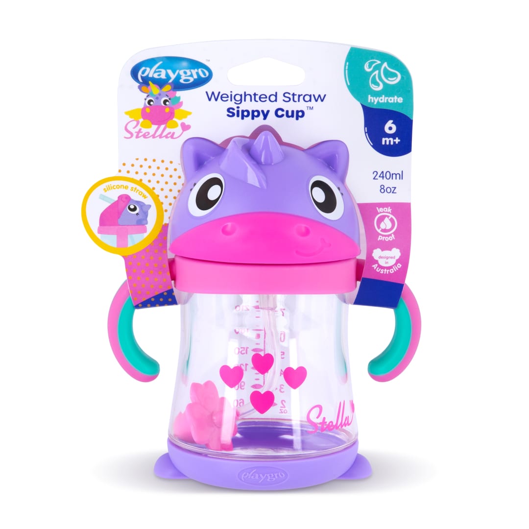 Stella Weighted Straw Sippy Cup 6m+