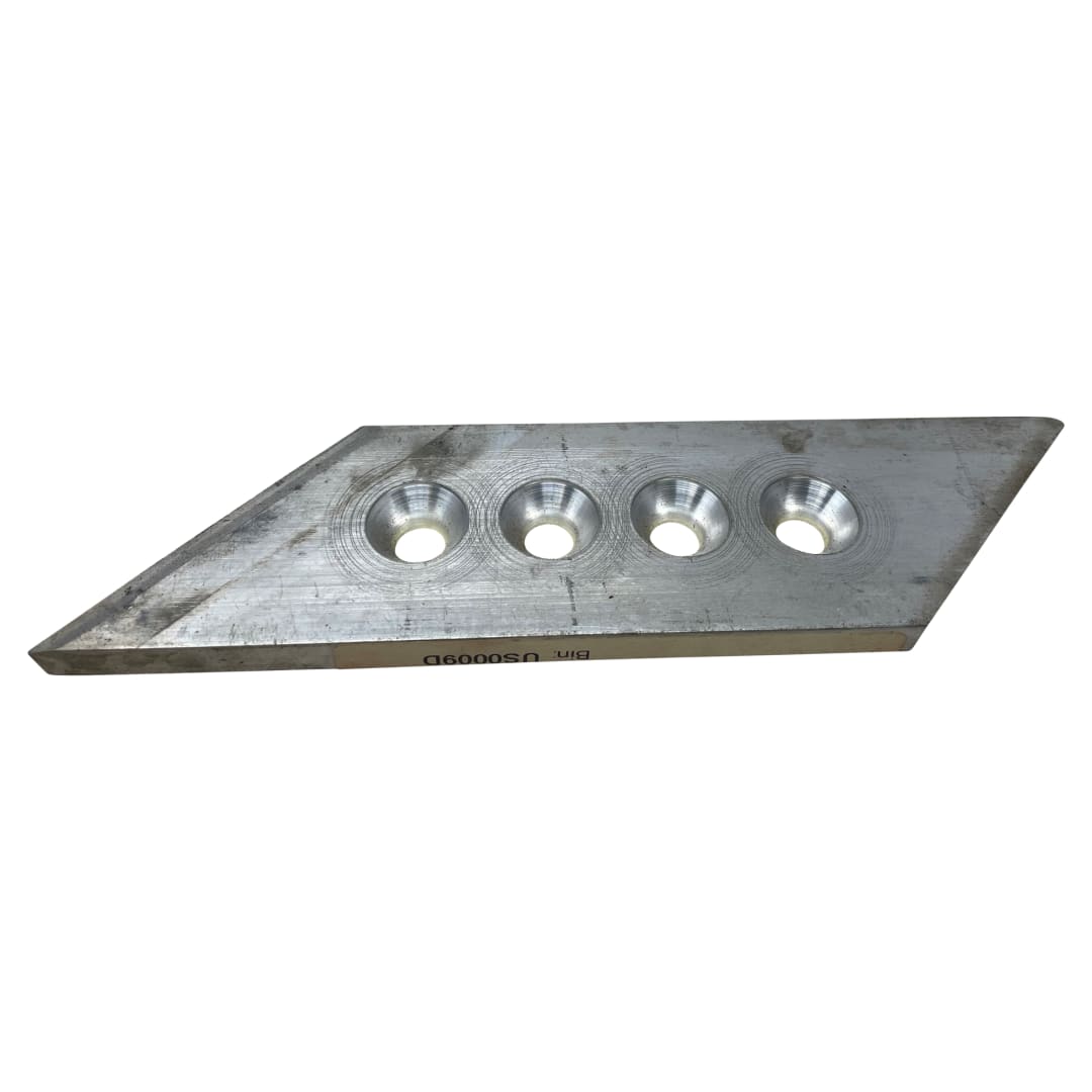 Wastebuilt® Replacement for Keith Floor Bolt Plate 3/8 X 2 X 4-Hole 6" SL