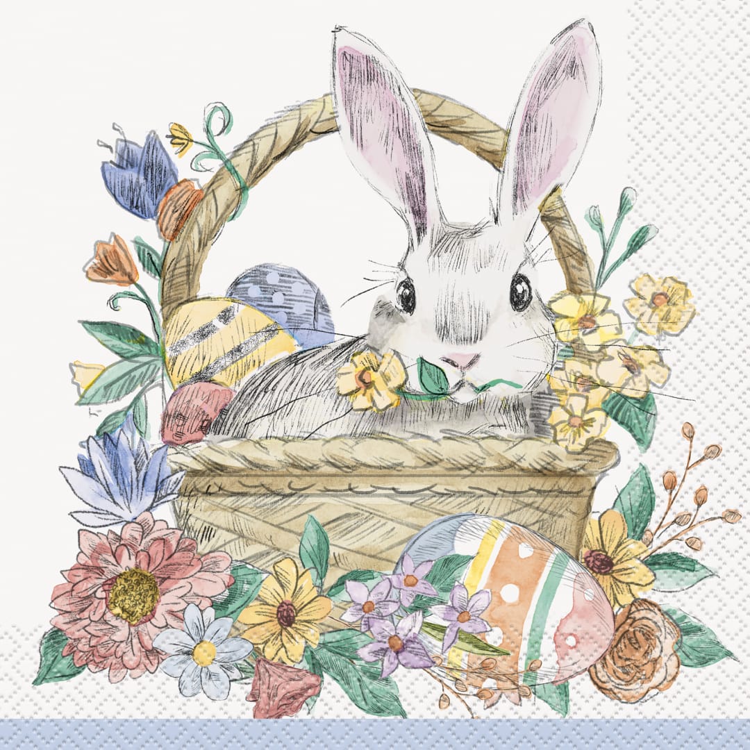 Bunny Friends Luncheon Napkins, 16ct