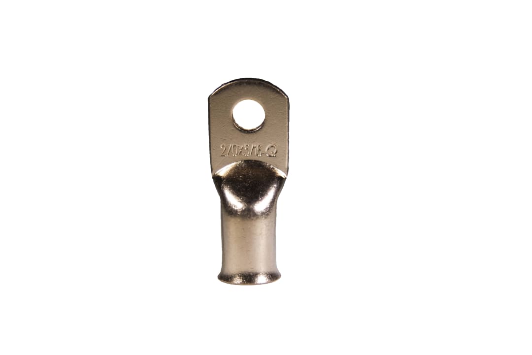 Quick Cable 2/O 5/16" Max Copper Lug Straight Unplated
