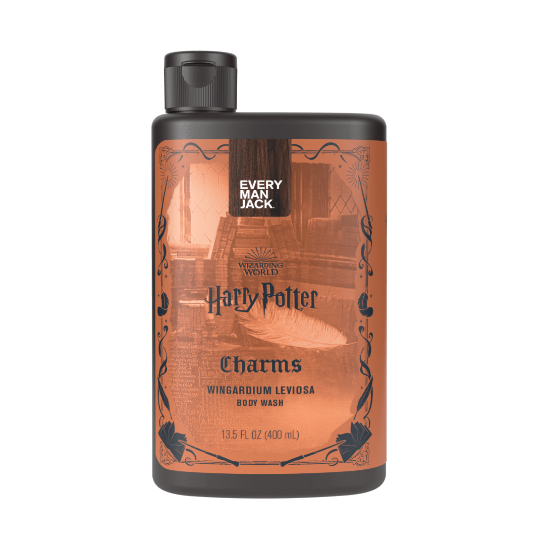 Every Man Jack Harry Potter Collectors Body Wash - Hogwarts Inspired Scents & Clean Ingredients - Charms - Wingardium Leviosa Scent - 13.5 fl. oz