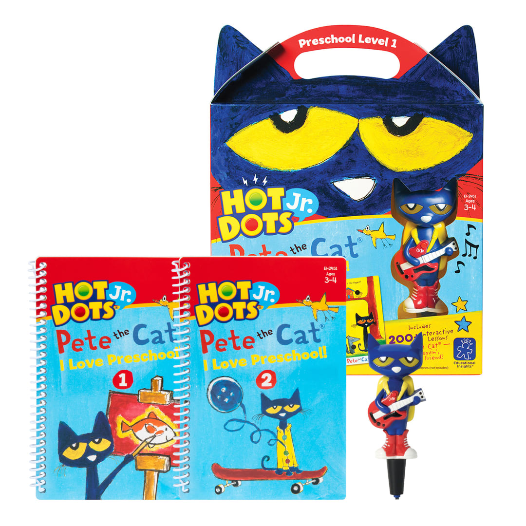 HOT DOTS JR. PETE THE CAT I LOVE PS