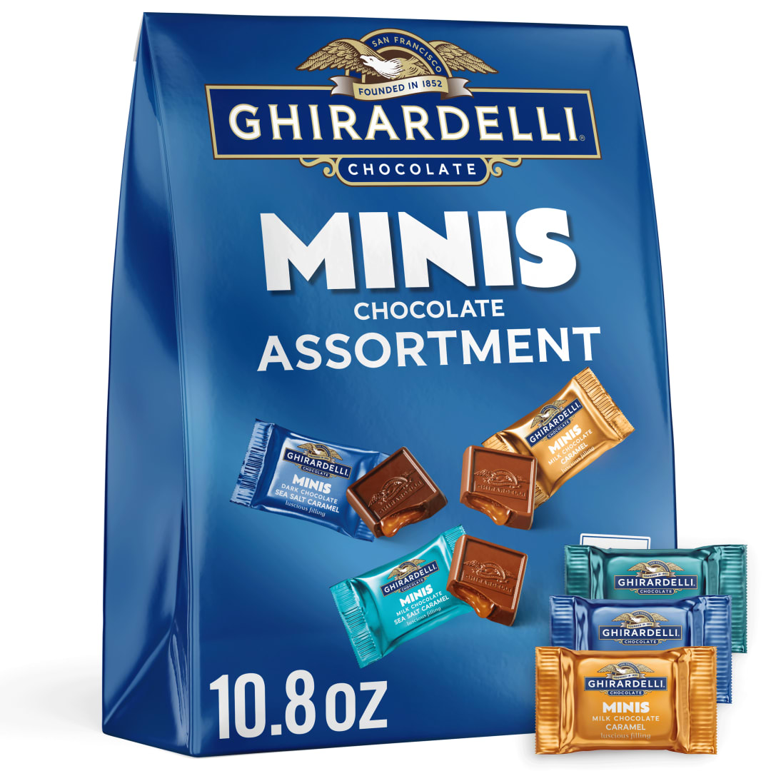 GHIRARDELLI Minis Chocolate Assortment, 10.8oz Bag