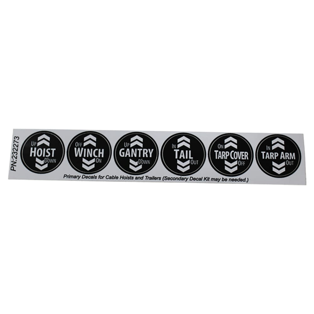 Galbreath™ Decal-Control Valve, Hoist