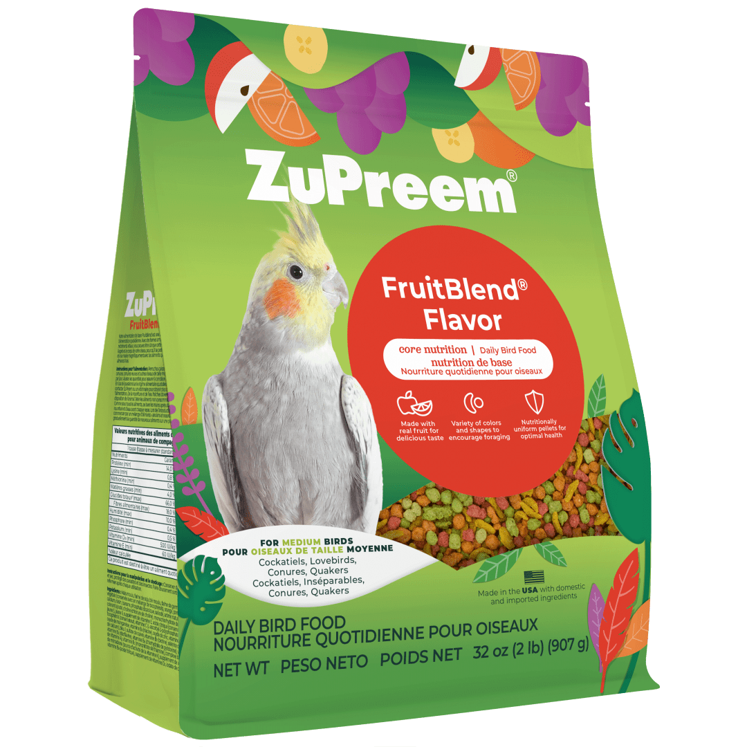ZuPreem FruitBlend - Medium Birds - 2 lb