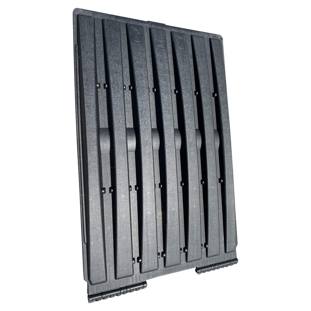 Galbreath™ Lid Poly 32 X 37 Single Wall Black