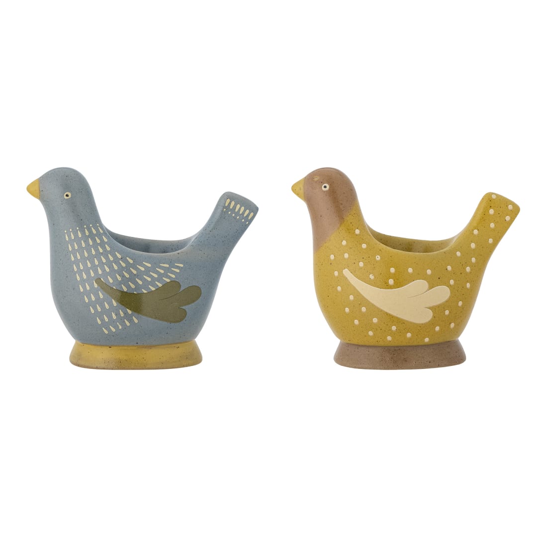82062055 - Birdy Egg Cup, Multi, Stoneware STOCK: 10