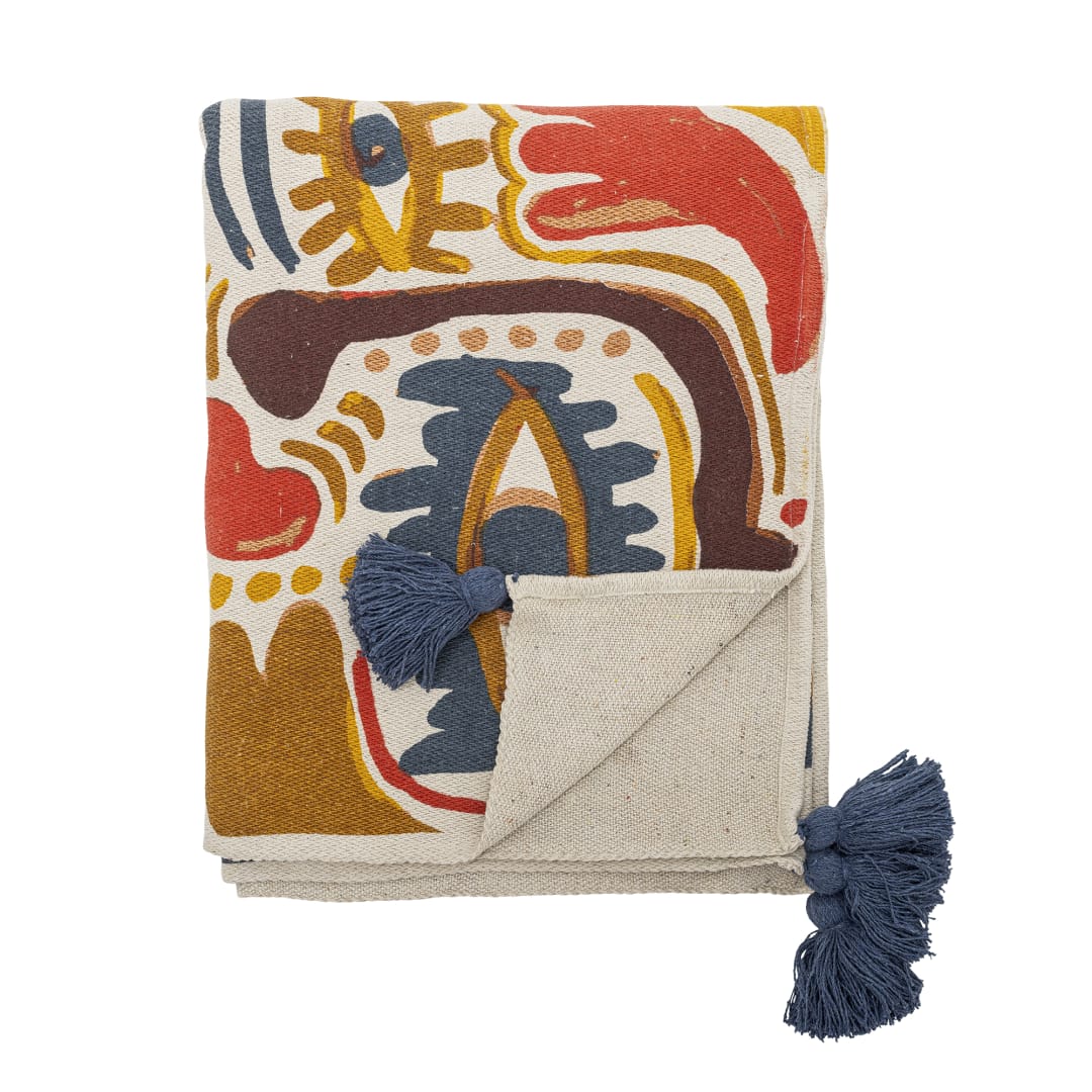 82062475 - Horus Throw, Multi, Recycled Cotton STOCK: 202