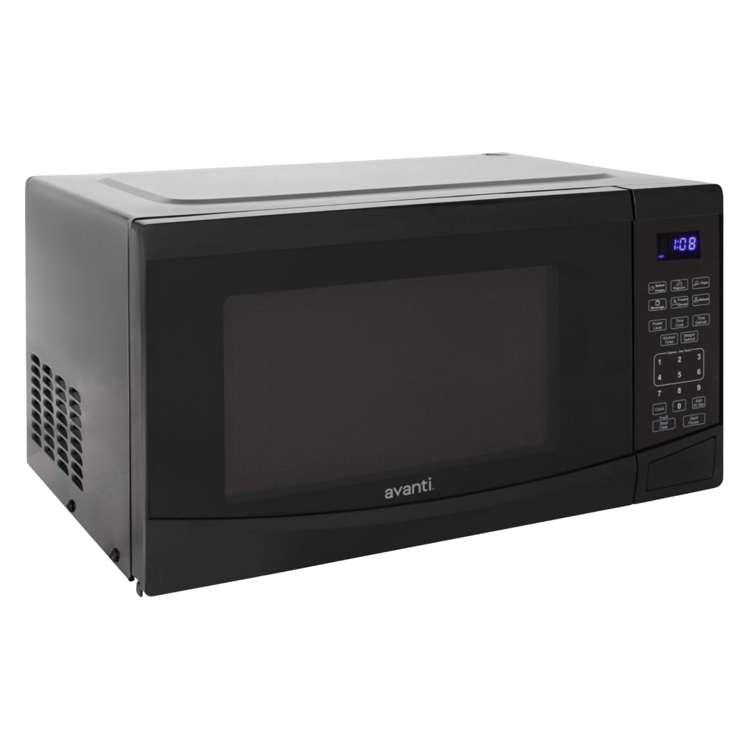 Avanti Countertop Microwave Oven, 0.9 cu. ft., in Black (MT09V1B)
