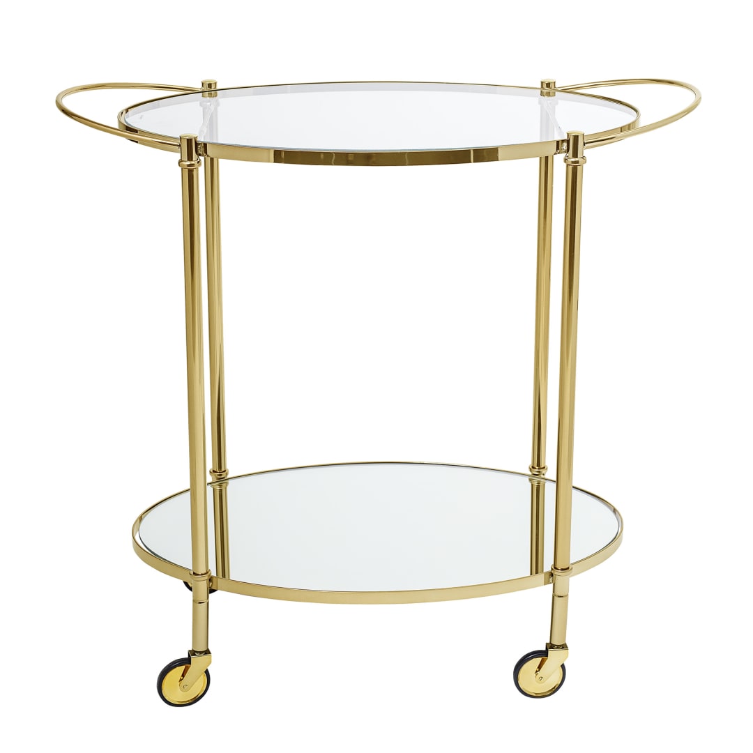 89164067 - Fine Bar Table, Gold, Glass STOCK: 46