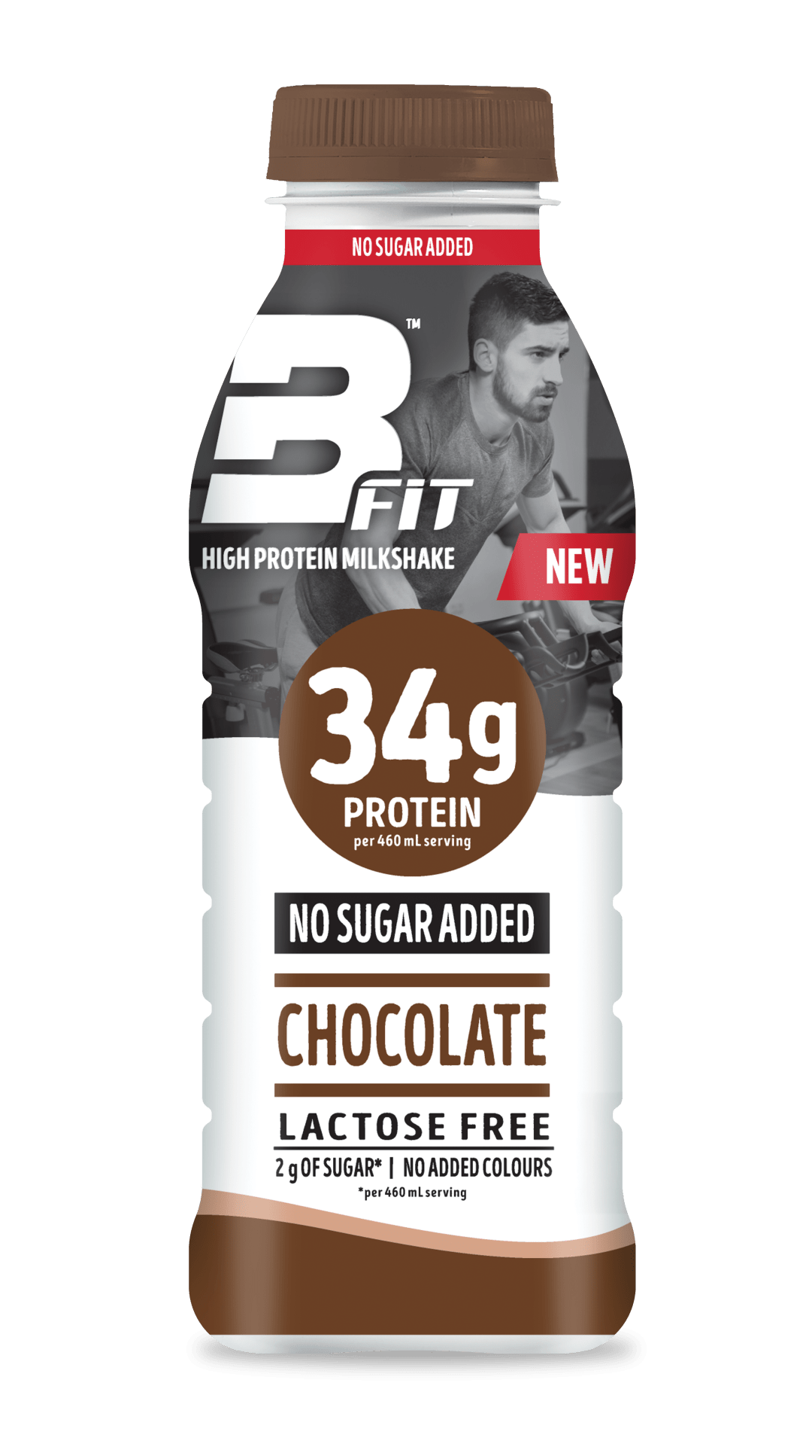 BFIT No Sugar Added Chocolate Protein Shake, 460mL