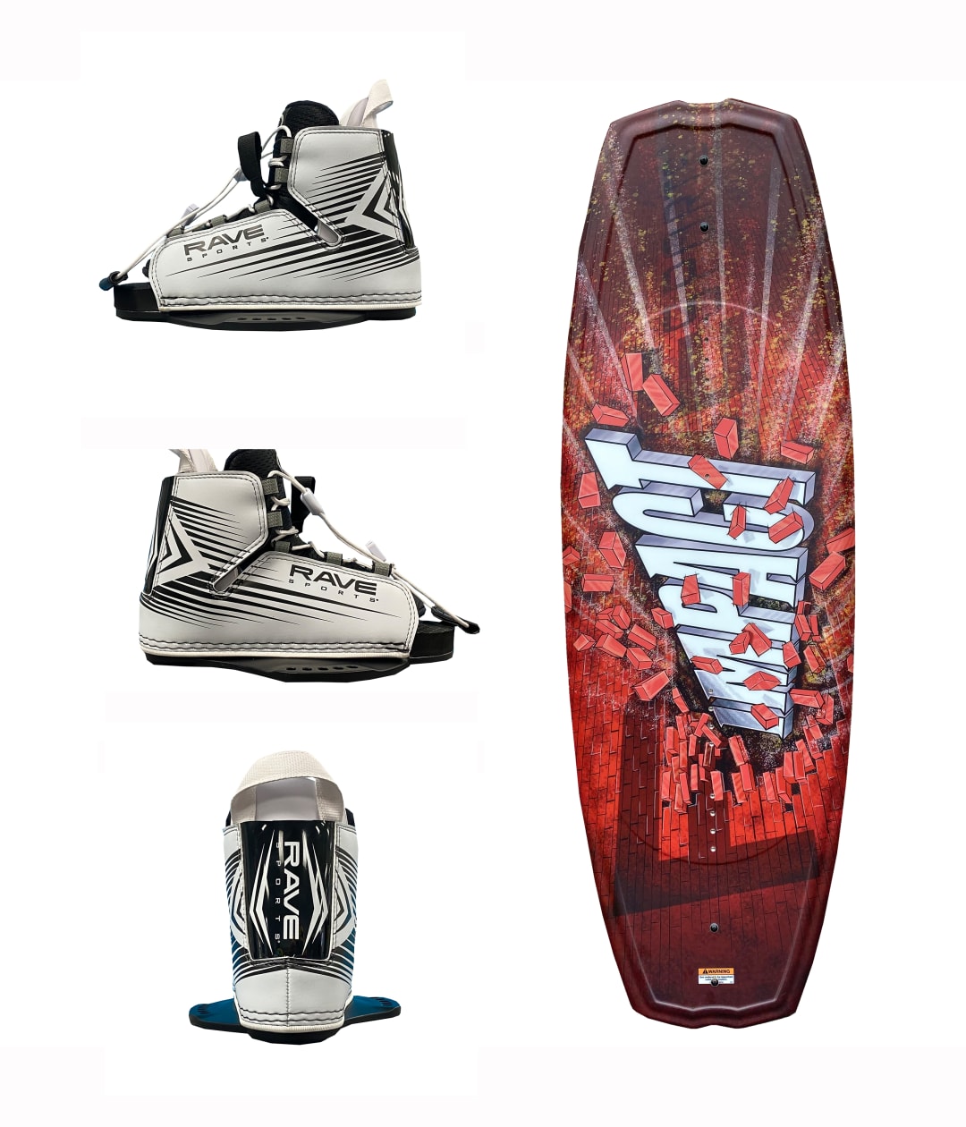 Jr. Impact Red Brick Wakeboard