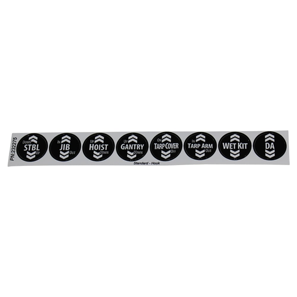 Galbreath™ Valve Section ID Decal 232275