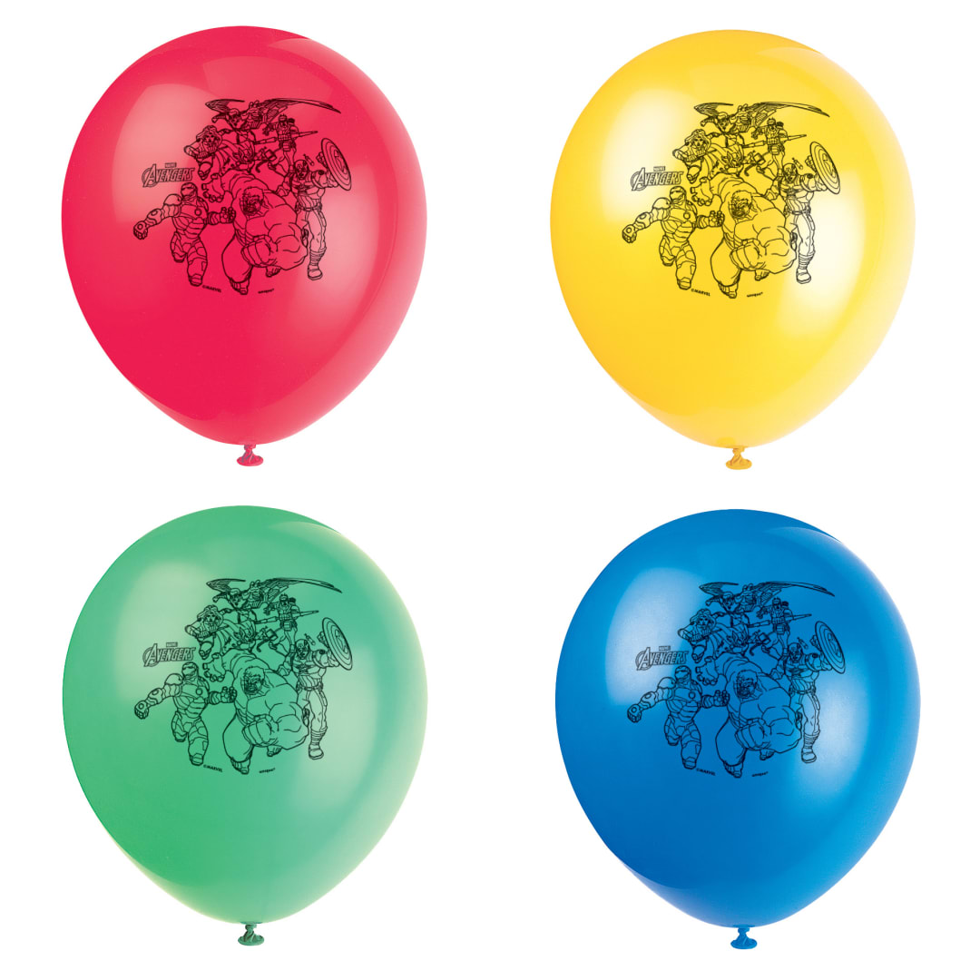 Avengers 12" Latex Balloons, 8ct