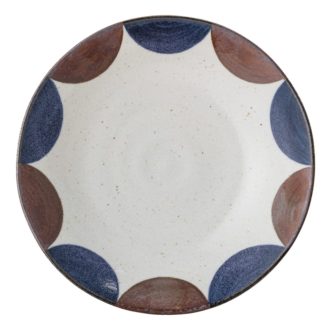 82050098 - Camellia Plate Deep, Blue, Porcelain STOCK: 250
