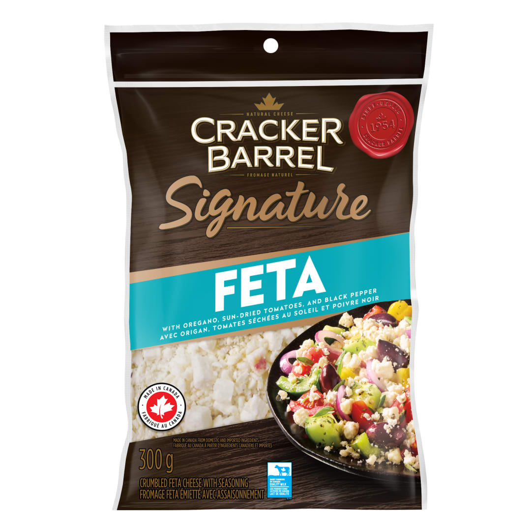 Cracker Barrel Signature Crumbled Feta Cheese, 300g