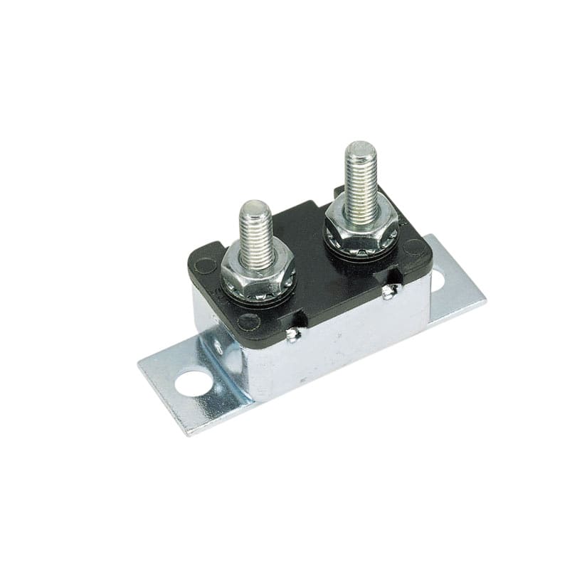 Littelfuse Circuit Breaker, 25 Amp 12V Metal Bracket Hardware