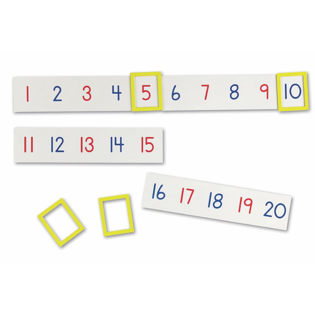 MAGNETIC NUMBER LINE 1-100