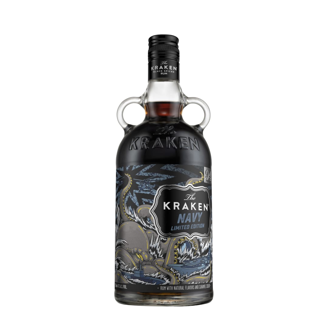 Kraken Rum 94 Proof - Kraken Attacks Navy