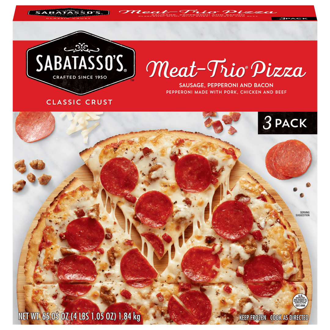 Meat-Trio Classic Crust Frozen Pizza