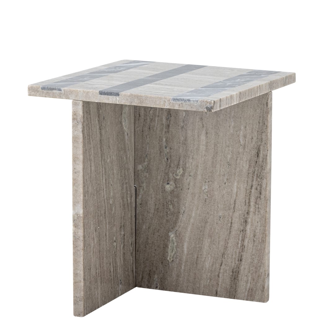 82064938 - Clea Side Table, Brown, Marble STOCK: 102