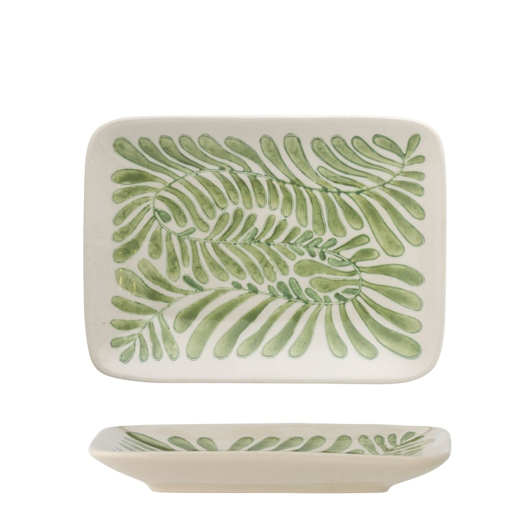 82061400 - Fauni Plate, Multi, Stoneware STOCK: 300