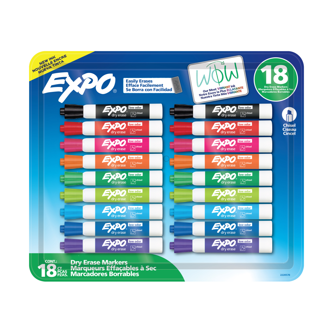 EXPO LOW ODOR DE CHISEL 18CT ASST