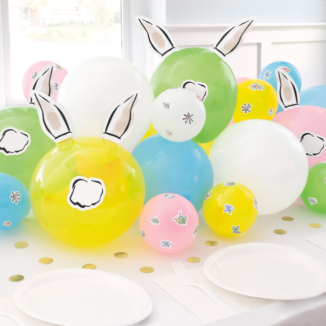 Dainty Easter Balloon Table Centerpiece Decoration