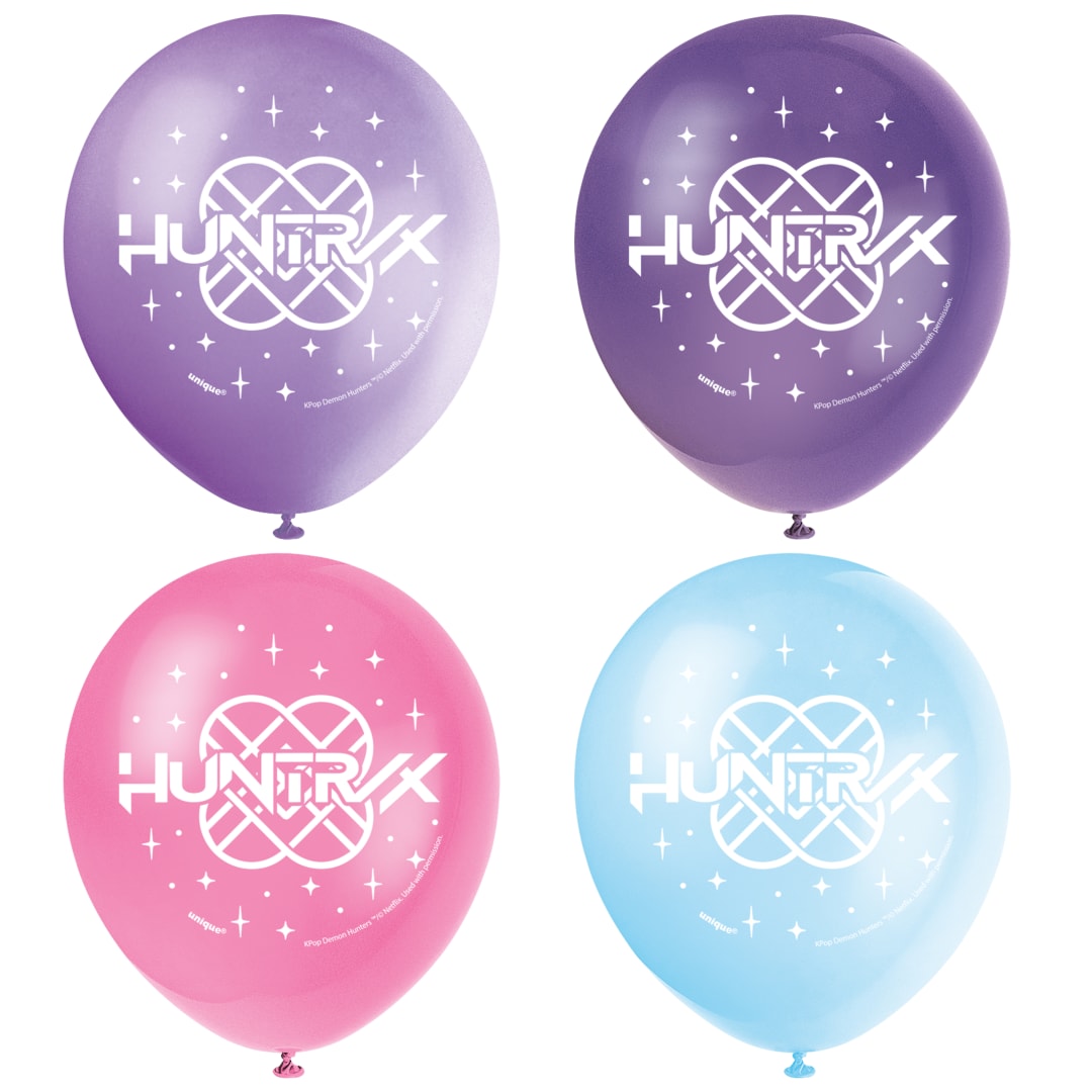 KPop Demon Hunters Assorted 12" Latex Balloons, 8ct