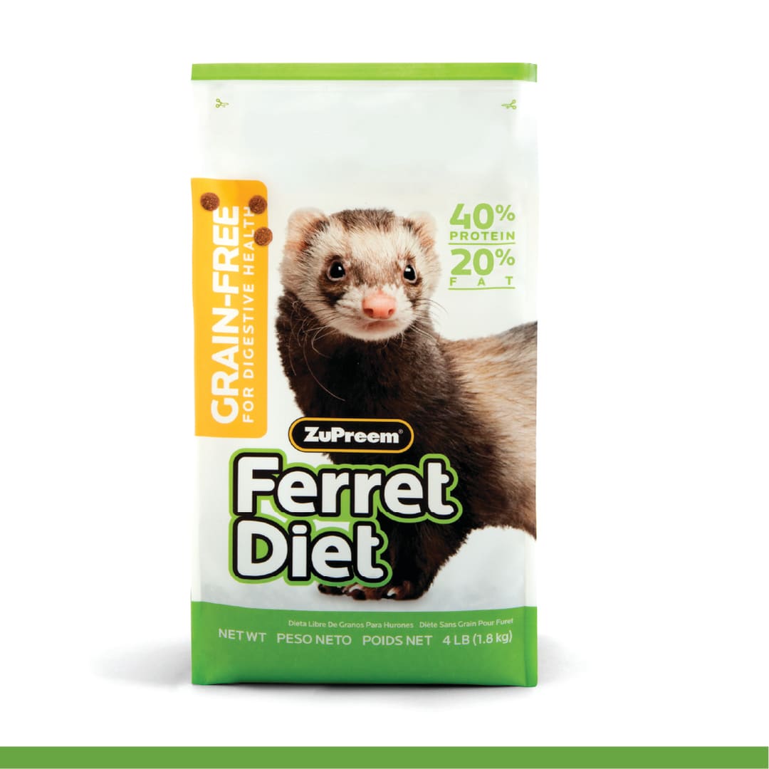 ZuPreem Grain Free Ferret Diet - Daily Food for Ferrets - 4 lb