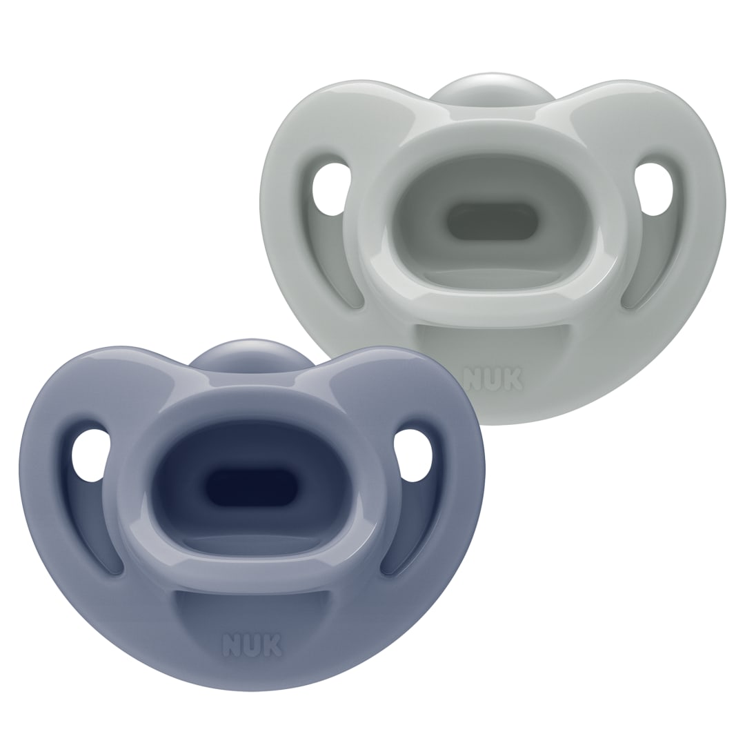 NUK FC PACI SI1 SOFT CL2 GREEN/BLUE 2/BO