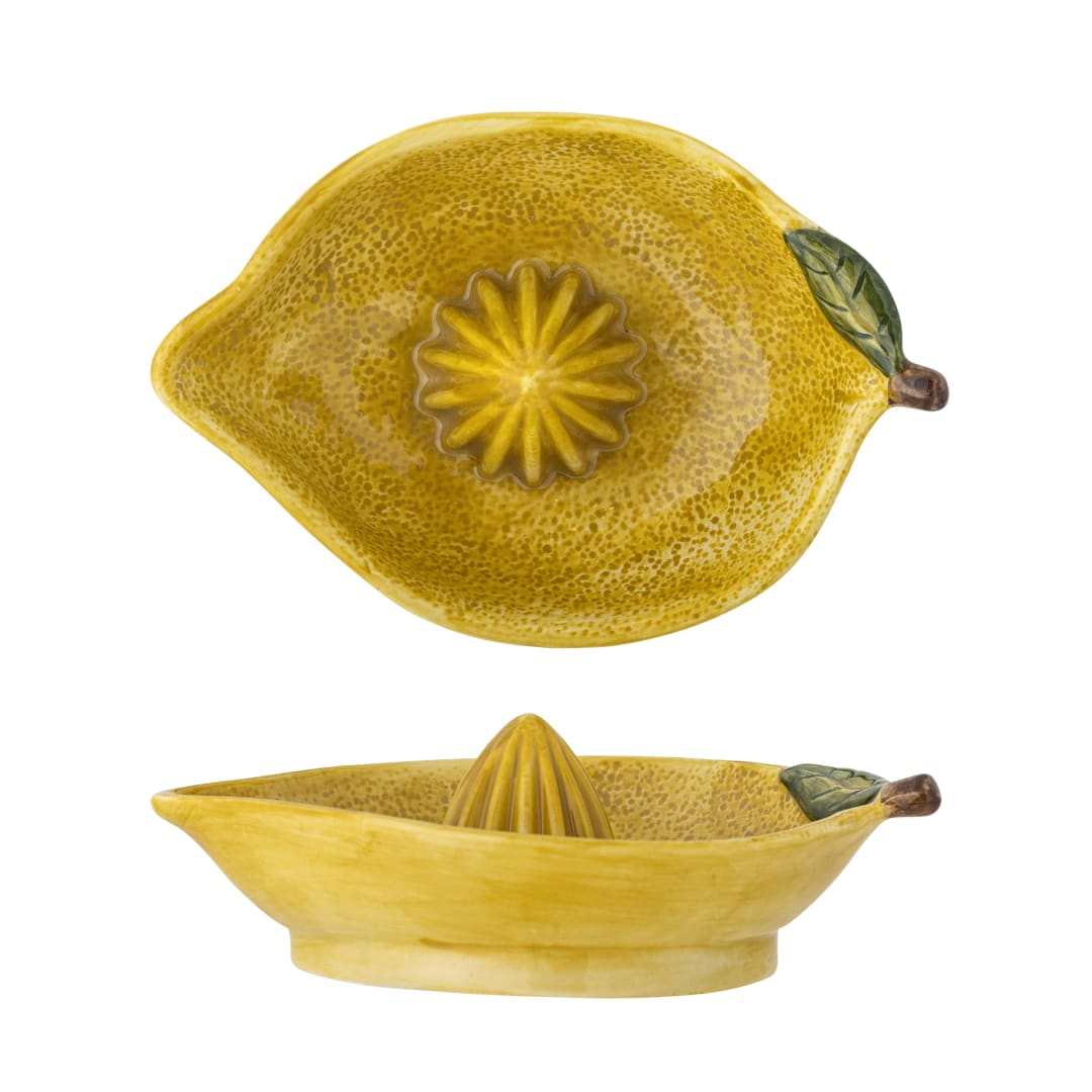 82061440 - Limone Lemon Juicer, Yellow, Stoneware STOCK: 300