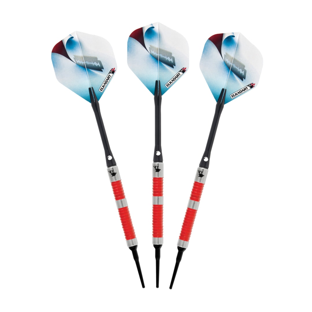 Elkadart Razor 80% Tungsten Soft Tip Darts #1 Barrel Style 18 Grams