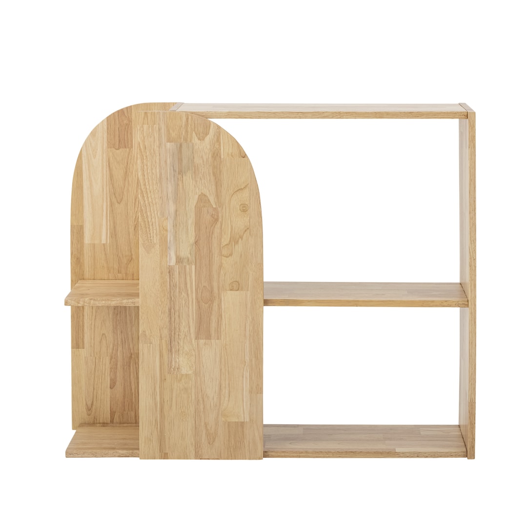 82062065 - Alec Bookcase, Nature, Rubberwood STOCK: 8