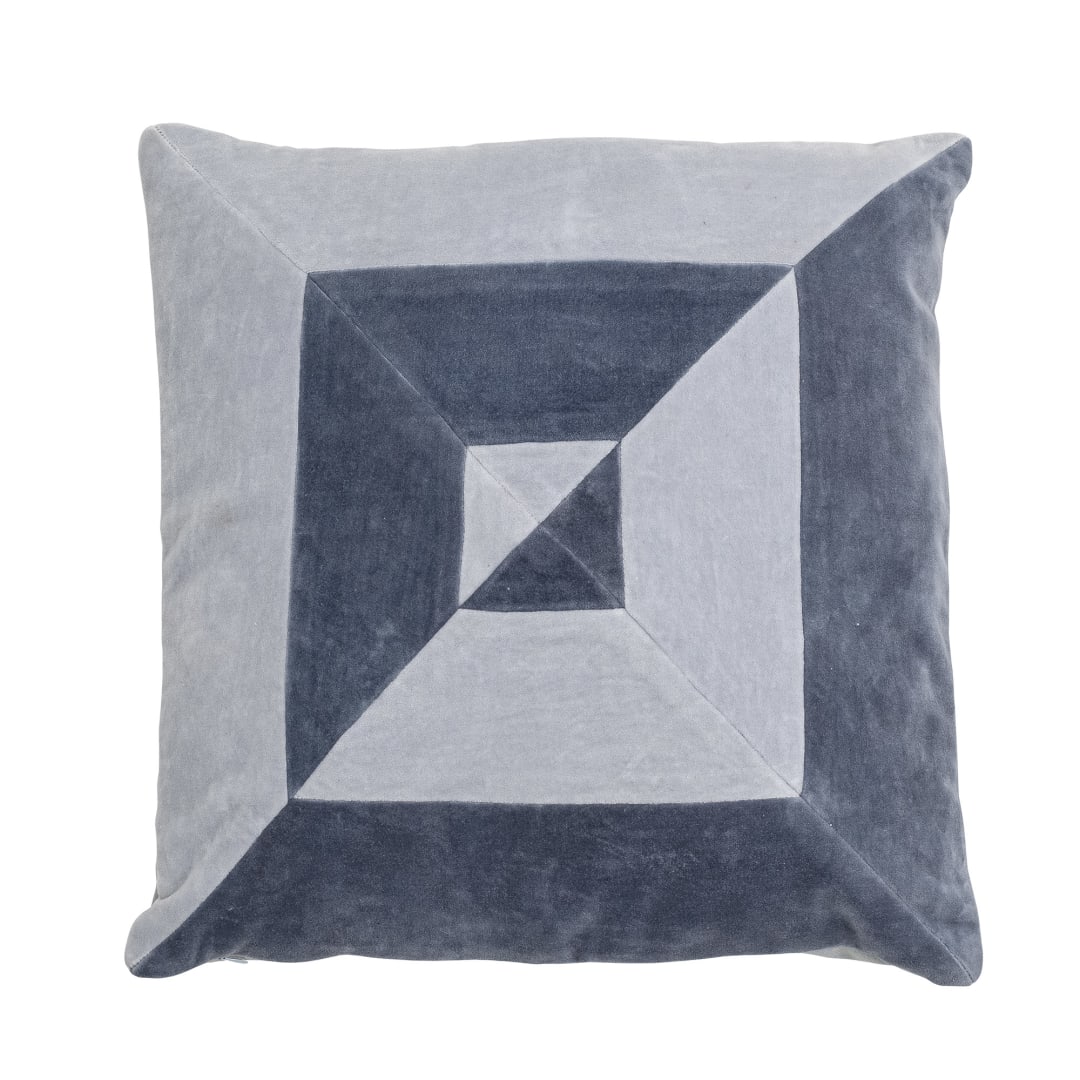 82058106 - Aban Cushion, Blue, Cotton STOCK: 65