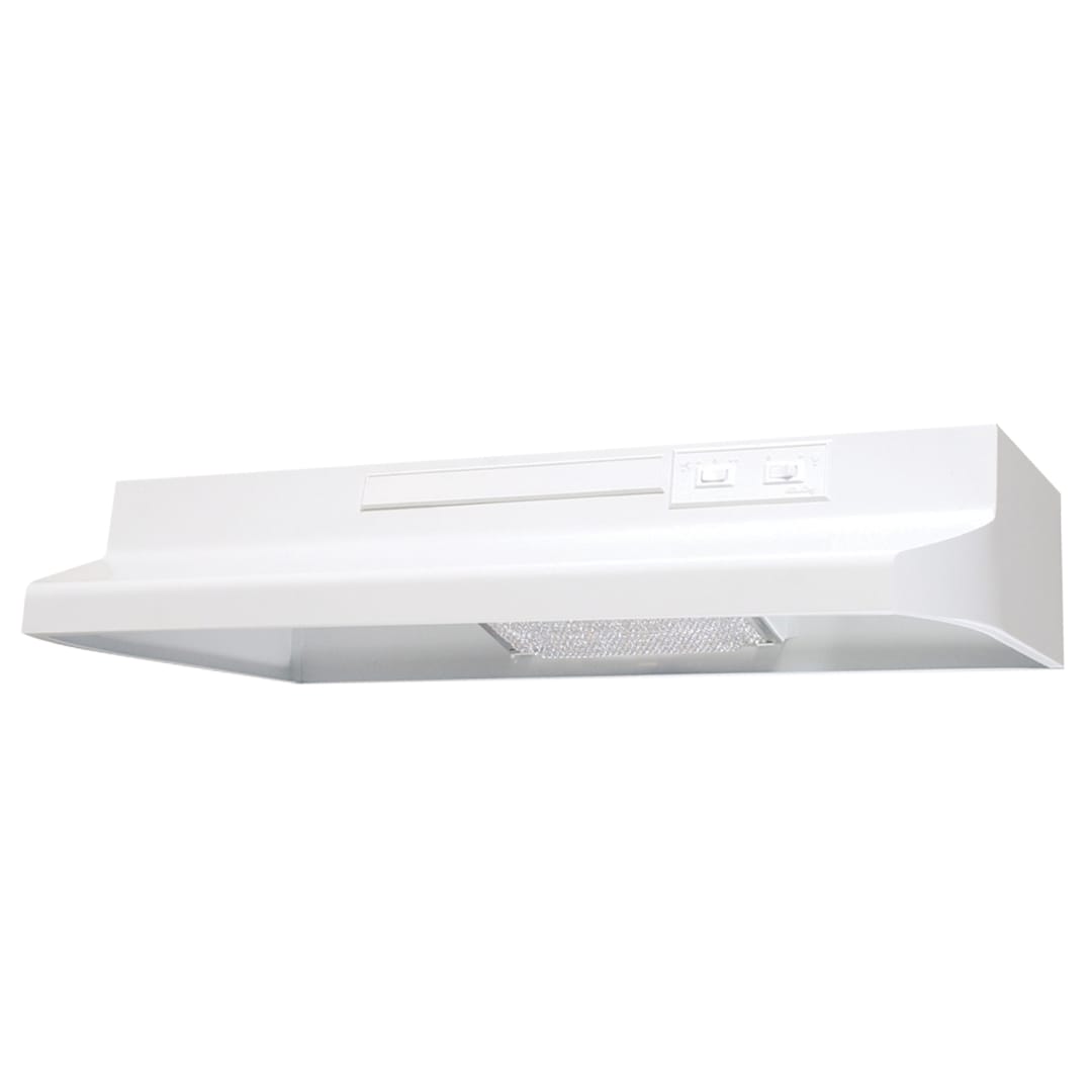 Air King 30" Under Cabinet Convertible Range Hood with Light in White