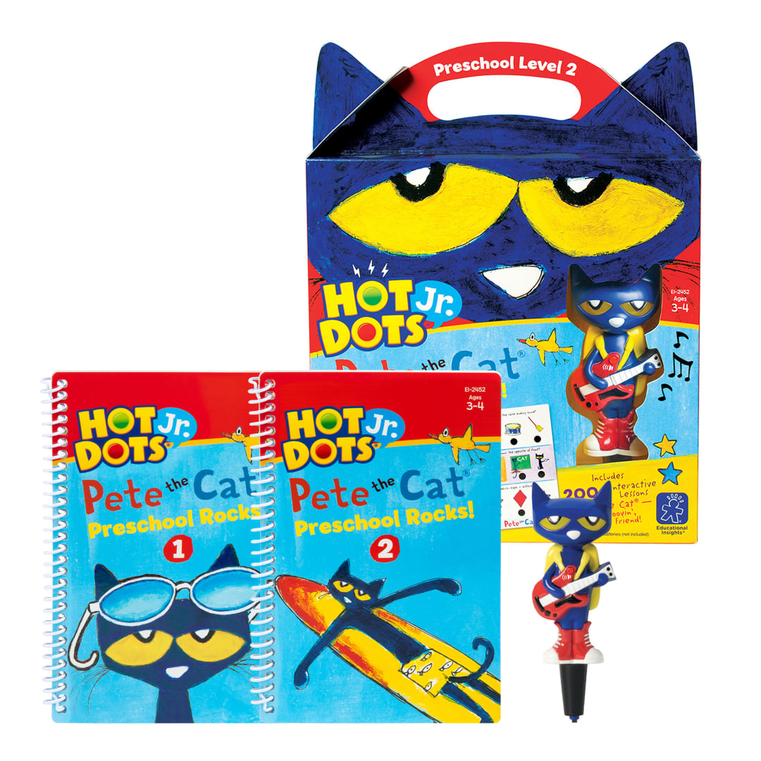 HOT DOTS JR. PETE THE CAT PS ROCKS