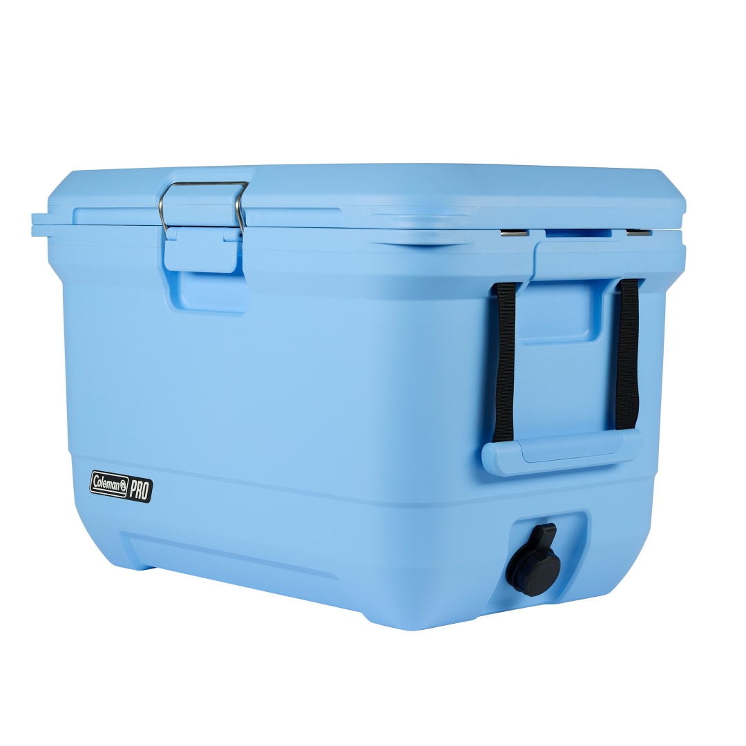 Coleman Pro 45-Quart Hard Cooler, Blue Sky