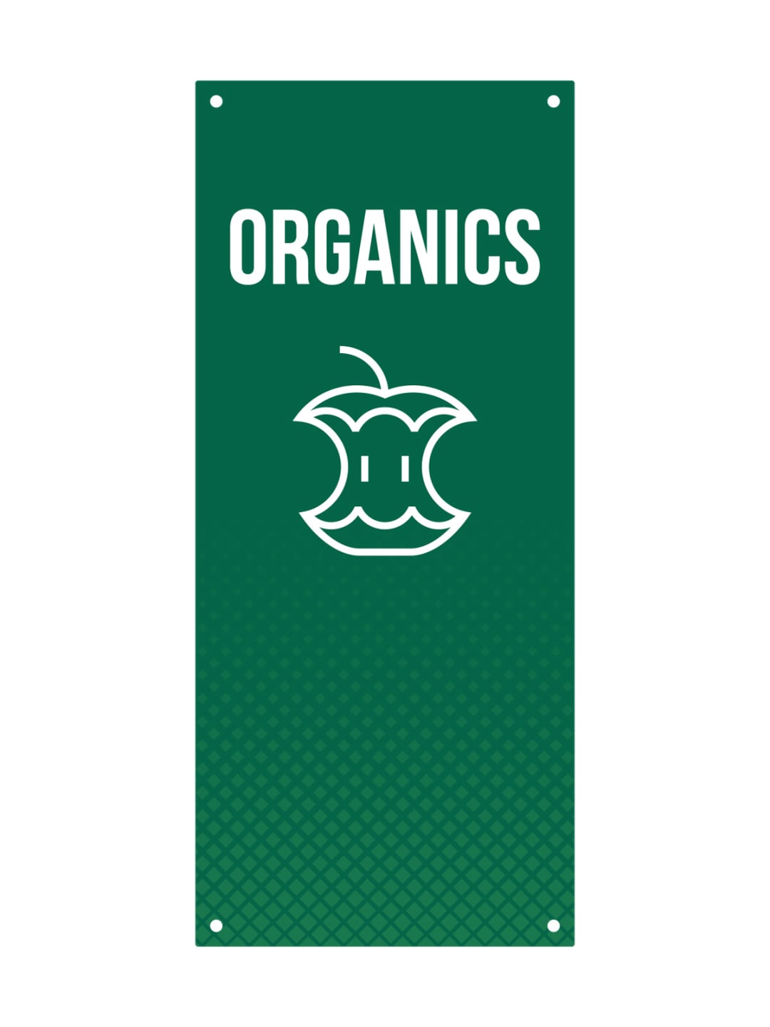 FUSION - Sign - Door - Organics - Green