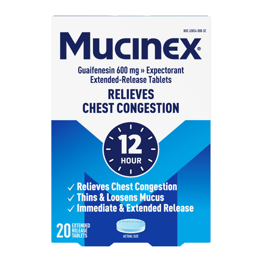 MUCINEX® SE - Extended Release Bi-Layer Tablets 24/20 ct.