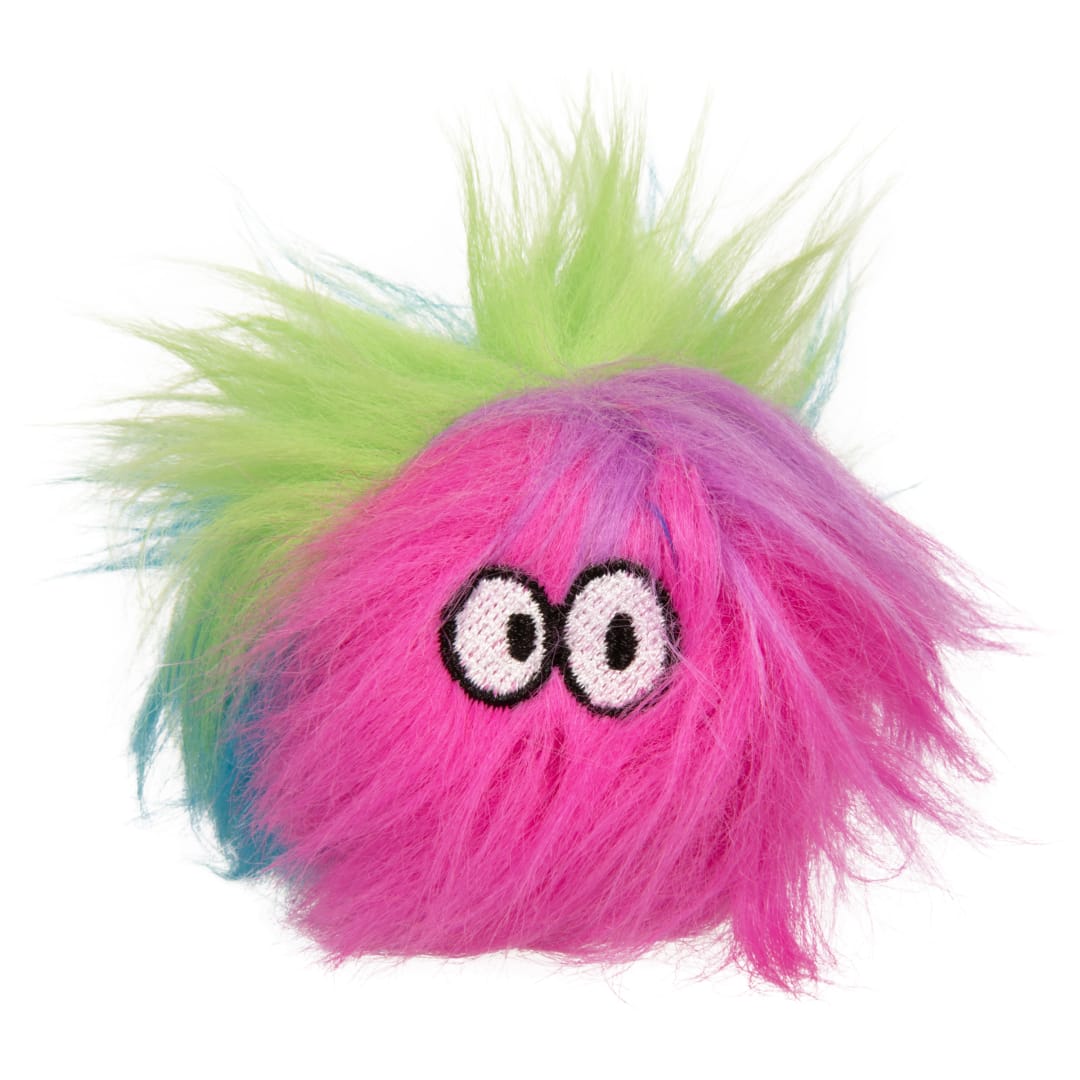 SmartyKat Lil' Furballz Plush Catnip Ball Cat Toy, Assorted, Colors