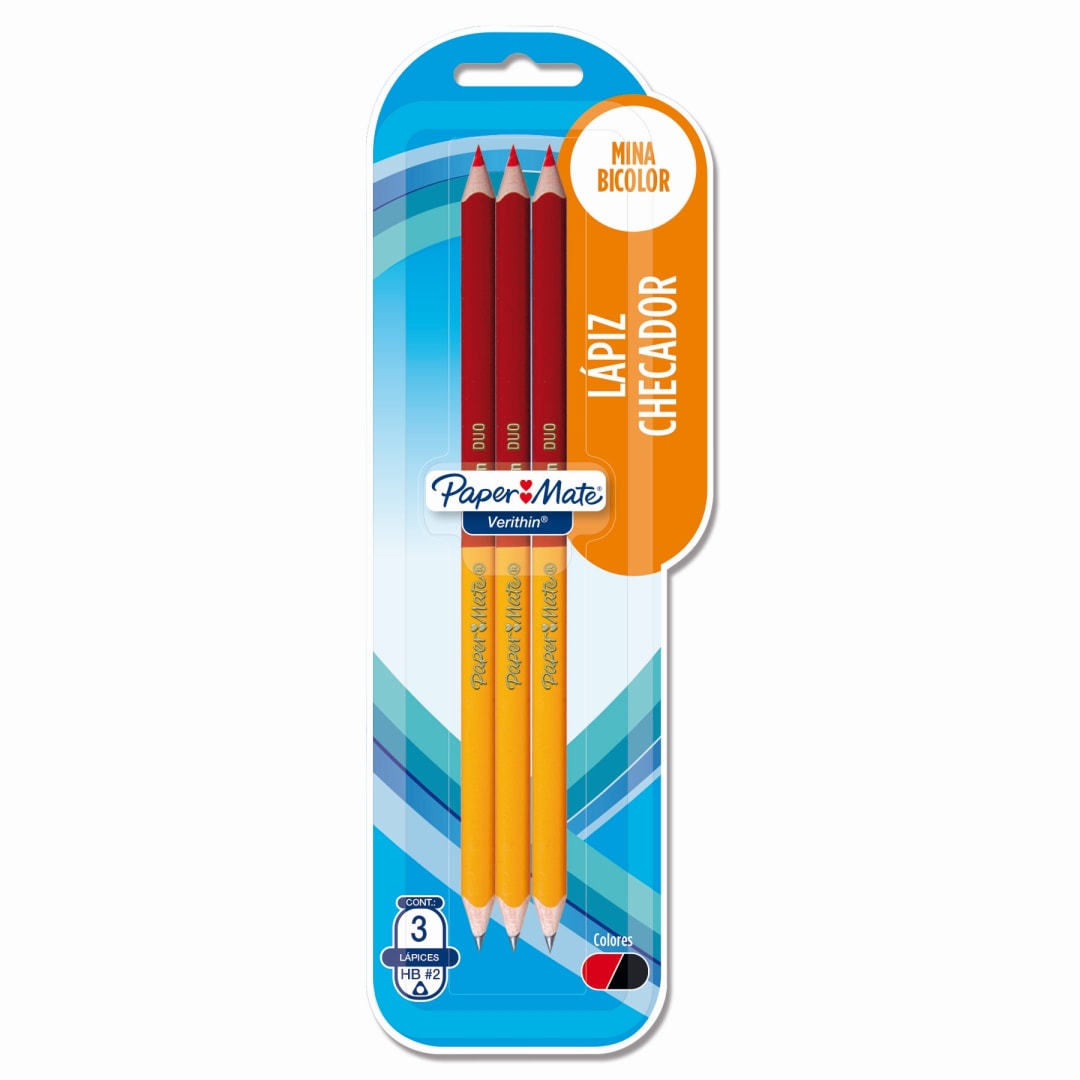 PM PENCIL DUO GRAPHITE/RED 3CD